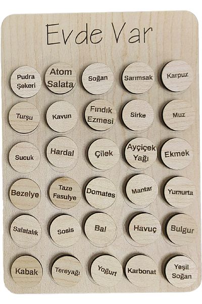 Lucena Refrigerator - Magnet Shopping Planning List