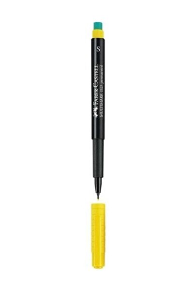 Faber Castell F.c. Multimark 1523 Permanent Asetat Kalemi 0.4 Mm (S) Sarı 10`...