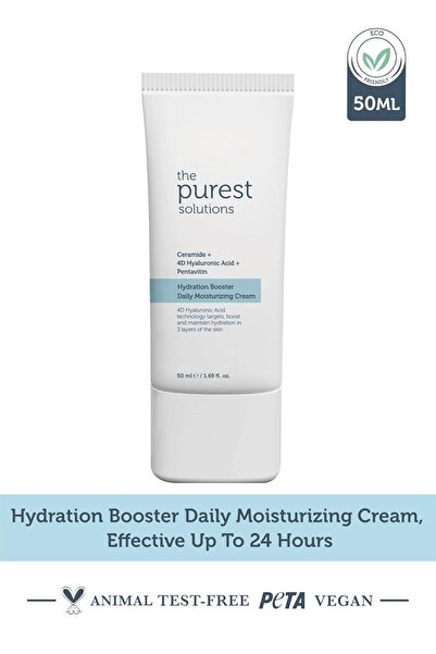 The Purest Solutions The Purest Solutions Hydration Booster Daily Moisturizing Cream - Ceramide + 4D Hyaluronic Acid + Pe