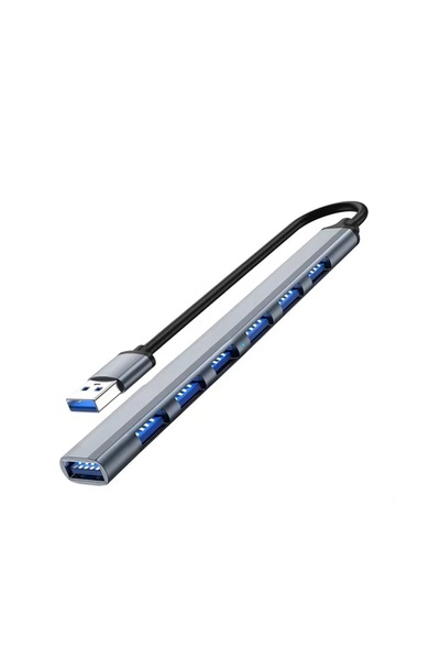 Genel Markalar USB 3.0 TO USB 2.0 PORT ÇOĞALTICI HUB 7İN1 OTG ADAPTÖR 6LI USB...