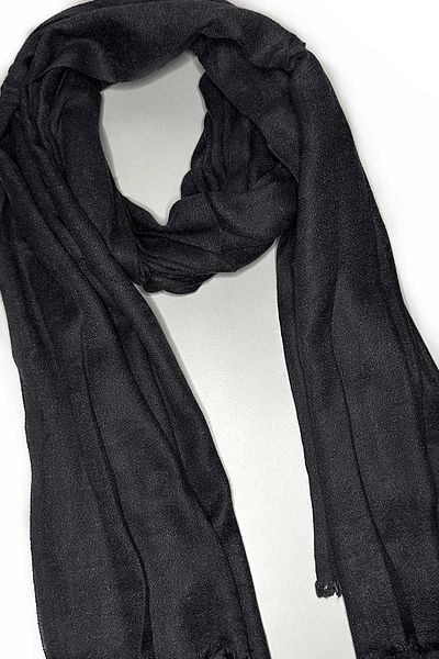 Kravatkolik Unisex Gray Plain Shawl Cashew - K638