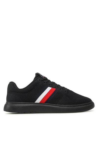 Tommy Hilfiger Tommy Hilfiger Black Trainers Mens Shoes