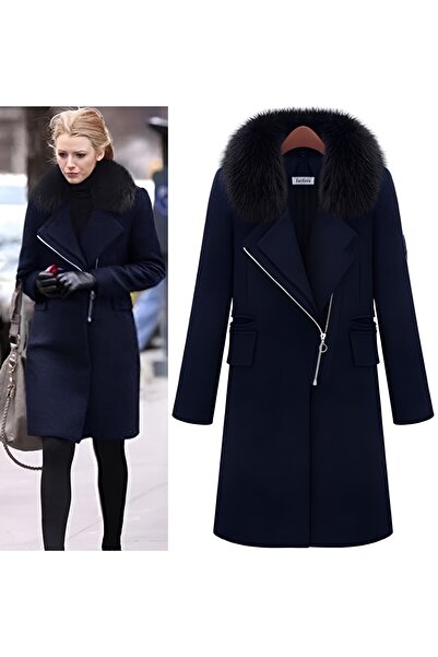 Barbora Szőrös női kasmír kasmír kabát