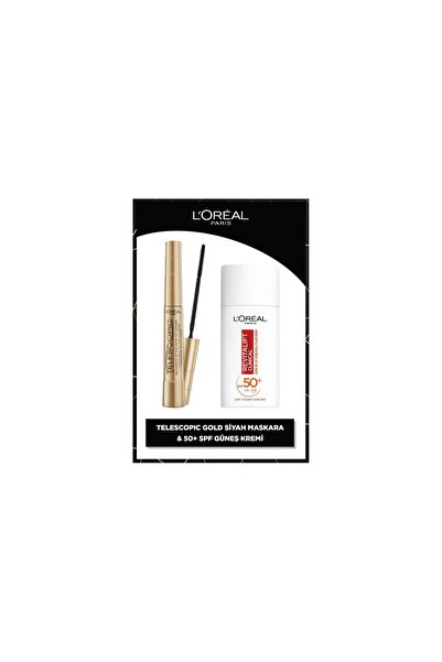 L'Oreal Paris Telescopic Maskara & Revitalift Clinical Spf 50 Günlük Yüksek U...