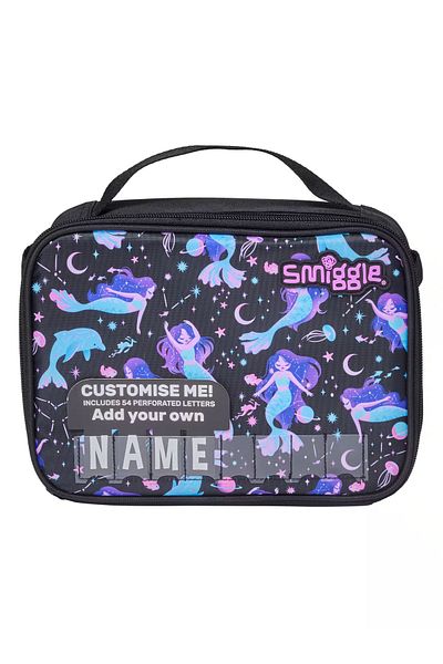 SMIGGLE Mermaid Detailed Bpa-Free Heat Isolated Rectangular Feeding Bag with Name Writtable