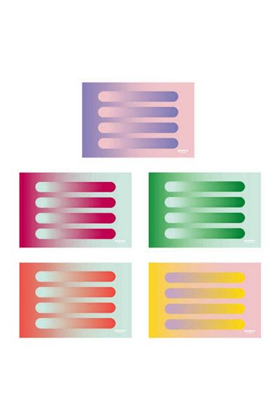 Mopak 40 de coli A5 Caiet de pictură de dimensiuni mici 2 bucăți