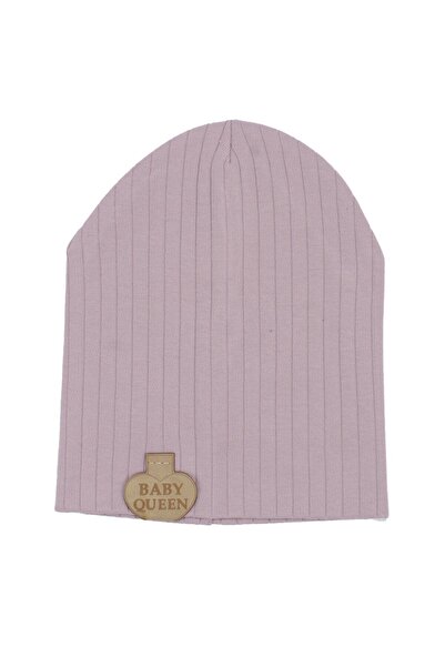bebegen قبعة بيبي كوين من القطن الممشط باللون الأرجواني للفتيات الصغيرات