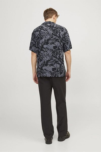Jack & Jones JACK&JONES JJGURU MONOCHROME AOP RESORT РИЗА SS12249210 ЧЕРНА-2