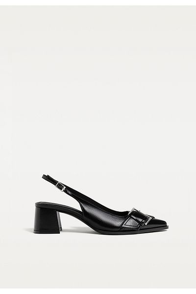 Stradivarius Heeled ballet flats with buckle