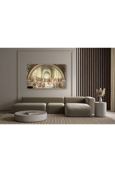 AR AJANS KANVAS TABLO Pictură Raphael la școala din Atena