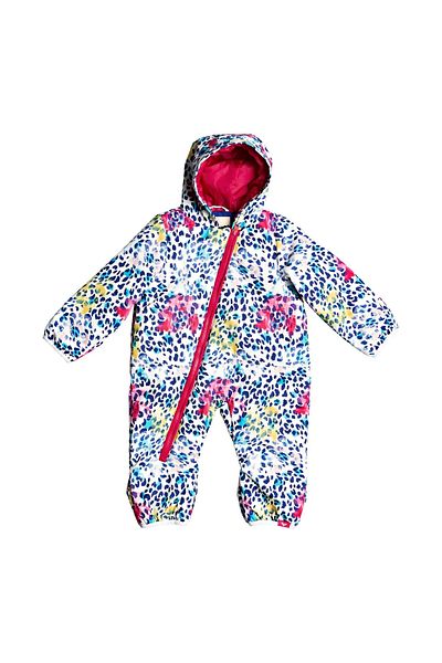 Roxy Girl's Snowsuit - Rose Jumpsuit White