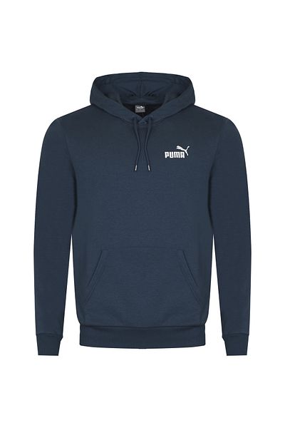 Puma Kapuce Puma Men Ess Malé Logo Hoody, Modrá, Pánské