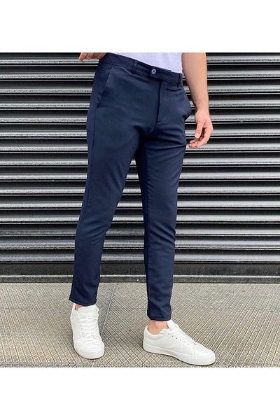 HBT New Season Men's Black Relaxed Fit Legendary Fabric Pants