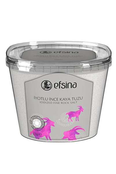 Efsina 2 Kg Iyotlu Ince Kaya Tuzu