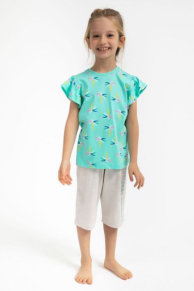 Rolypoly Costum Capri pentru fete Tropical Water Green