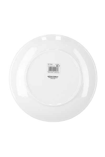 ROYALFORD Porcelain Magnesia Dinner Plate, 8 Inch
