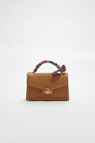Stradivarius Basic crossbody bag with scarf