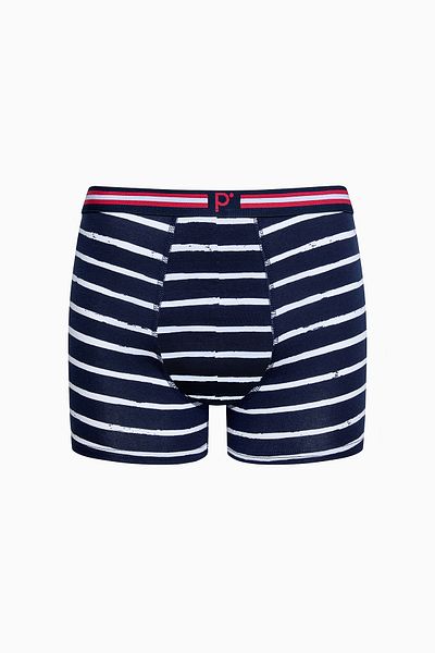 Penti Blauer Sailor 3-teiliger mehrfarbiger Herren-Boxer