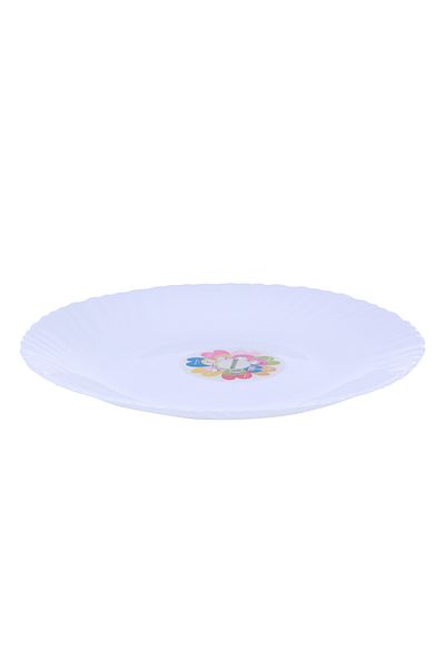 ROYALFORD RF4525 10.5" Opal Ware Spin Dinner Plate