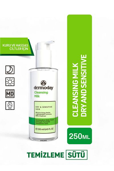 Dermoday 250 ml Funeral Milk - Intensive Moisture for Dry and Sensitive Skin