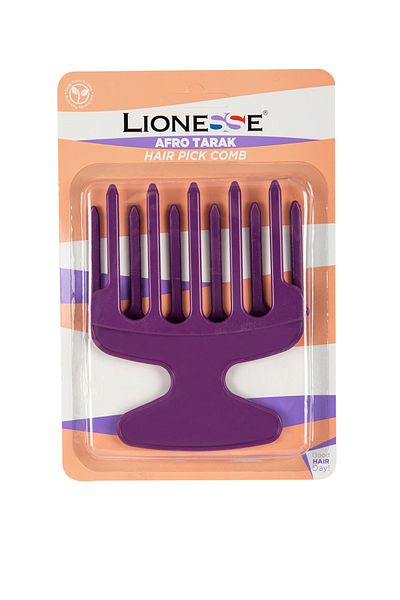 Lionesse Afro Comb 7762 - Wide Toothed, for Curly Thick Volume Hair