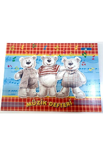 Komeks Müzik Defteri A5 20 Yaprak Küçük Boy 10 Adet