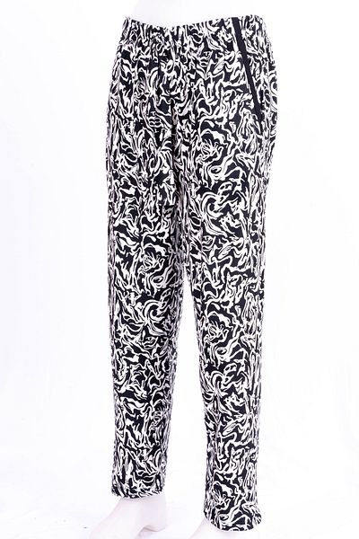 GRSN Pantaloni de pijama confortabili din piele intoarsa cu buzunare pentru femei