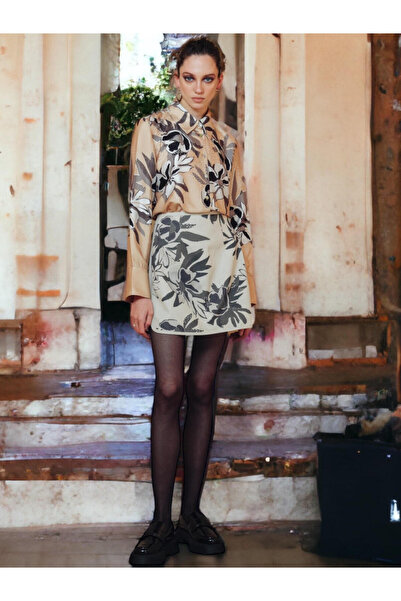 A MARILLA'S İSTANBUL KADUPUL desenli mini etek