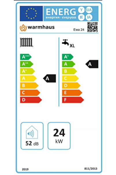 Warmhaus Ewa Full Premix 24/26 Kw 20.000 Kcal Tam Yoğuşmalı Kombi