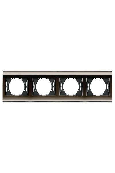 VİKO Viko Panasonic Thea Blu Una Smoked Quadruple Frame