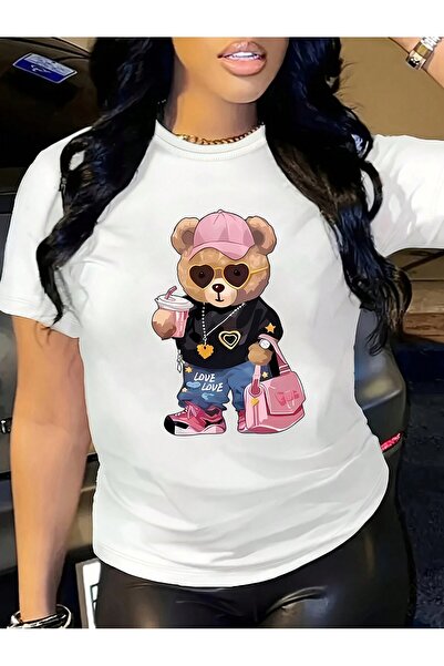 MODAVİBE Μονό ύφασμα ζέρσεϊ, μπλουζάκι με χαλαρή εφαρμογή