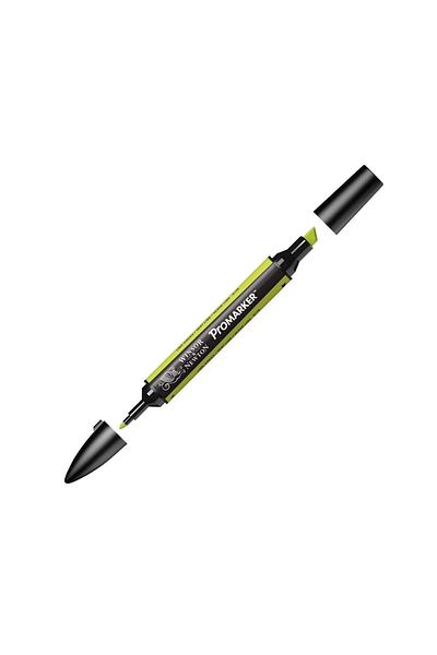 Winsor Newton Promarker Lime Green Graphic Drawing Pen - Double Tips, Alcohol Based, 071 (G178)