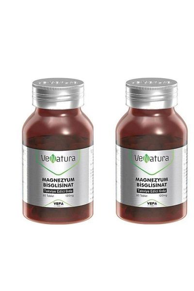 VeNatura Magnesium Bisglycinate 60 Capsules 2 Pieces
