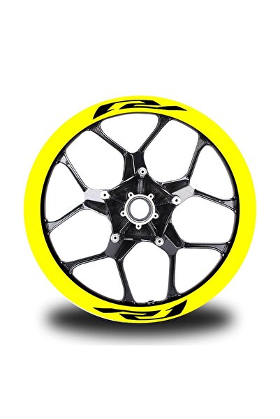 BİLGİMOLA ملصق لاصق مكتوب على شكل عجلة مقاس 8 بوصات R1