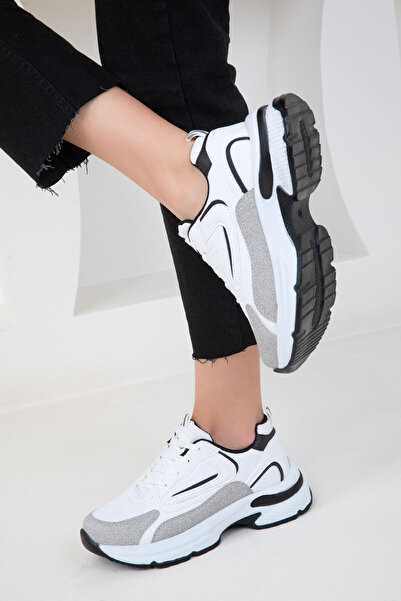 SOHO Ice-White-Black-C Damen-Sneaker 18802