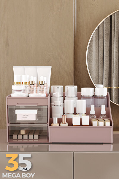 Pufwin Home Elegance Xl Çekmeceli Makyaj Organizeri Kozmetik Takı Parfüm Seru...