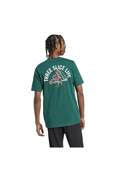 adidas Μ L PIZZA TEE ΠΡΑΣΙΝΟ