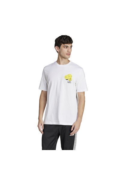 adidas M L SL ΛΕΜΟΝ Τ ΛΕΥΚΟ