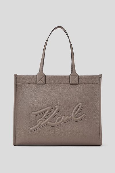 Karl Lagerfeld Grainy K/Square Lg Tote