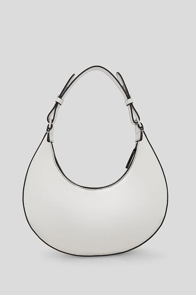 Karl Lagerfeld Tech Leather Sm Halfmoon Shb