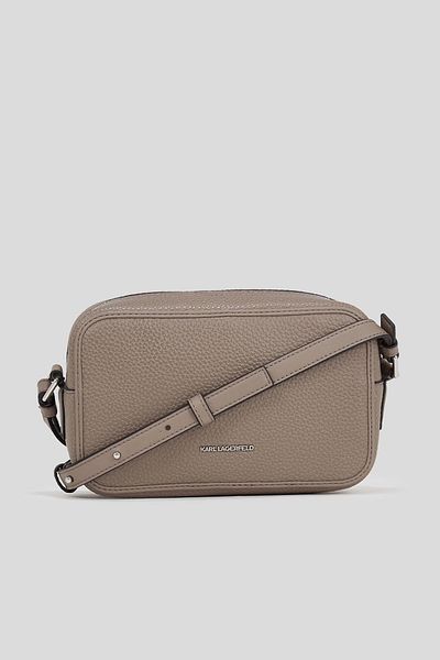 Karl Lagerfeld Beige Women's 12.5X20X8 cm Crossbody Bag 245W3094
