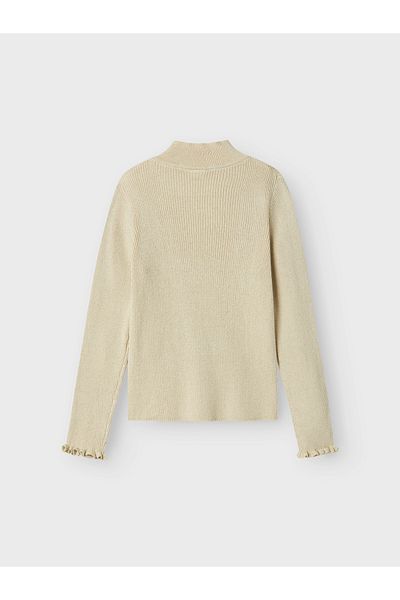 name ıt Nkfriaglitter Ls Knit 13223077   Summer Sand