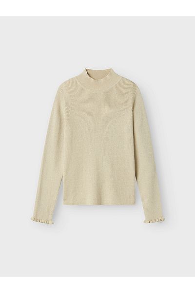 name ıt Nkfriaglitter Ls Knit 13223077   Summer Sand