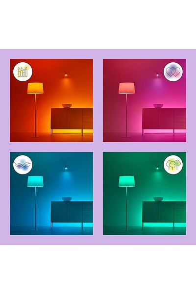 Wiz Smart Wifi Frosted Drop Light Bulb, 60W E27, 2 Pieces, Spacesense Technology, Voice Control