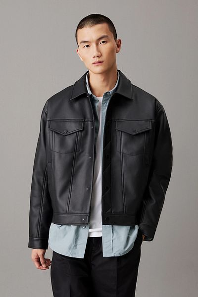 Calvin Klein Jacke aus Kunstleder