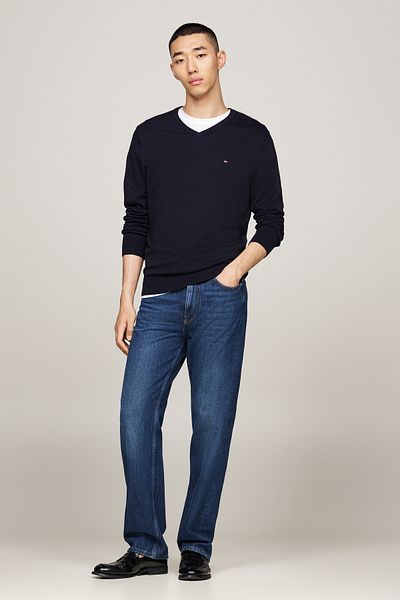 Tommy Hilfiger Ätherische Baumwolle mit V-Ausschnitt