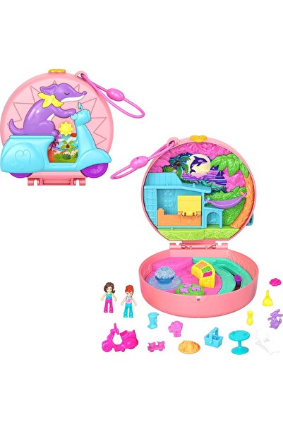 mattel Polly Pocket Ve Maceraları Rio Macera Mopedi Oyun Seti - HWN98