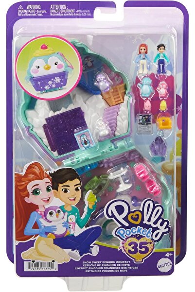 mattel Polly Pocket Ve Maceraları Tatlı Kar Pengueni Oyun Seti - HRD34