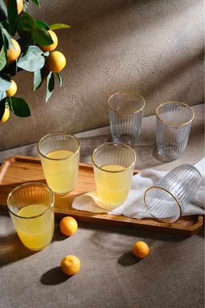 Karaca Ravello 6-Piece Soft Drink Glass 370 ml