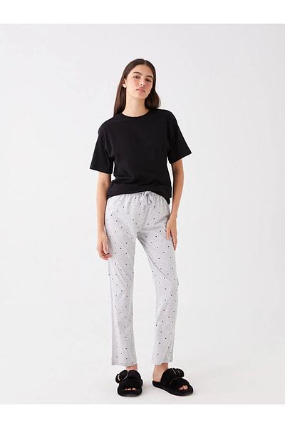 LC Waikiki LCW DREAM Elastic Waist Polka Dot Women's Pajama Bottoms
